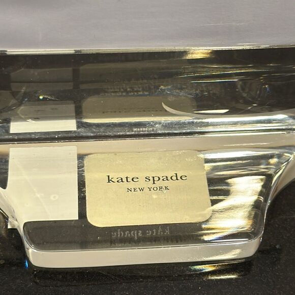 Kate spade New York Belle Boulevard square photo picture frame Crystal NWT - Picture 12 of 14